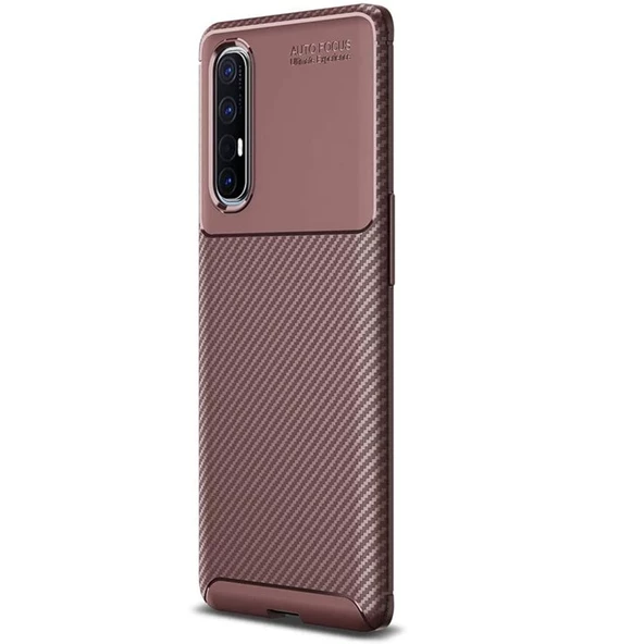 Gpack Oppo Reno 3 Pro Kılıf Negro Karbon Dizayn Silikon ürün görseli 1