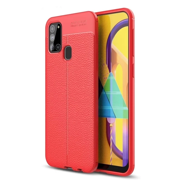 Gpack Samsung Galaxy A21s Kılıf Niss Silikon Deri Görünümlü ürün görseli 1