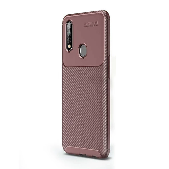 Gpack Oppo A91 Kılıf Negro Karbon Dizayn SilikonNano Glass ürün görseli 1