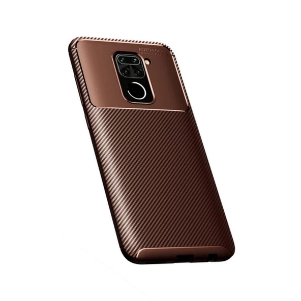 Gpack Xiaomi Redmi Note 9 Kılıf Negro Karbon Dizayn SilikonNano Glass ürün görseli 1