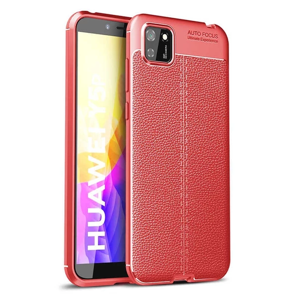 Gpack Huawei Y5P Kılıf Niss Silikon Deri Görünümlü ürün görseli 1