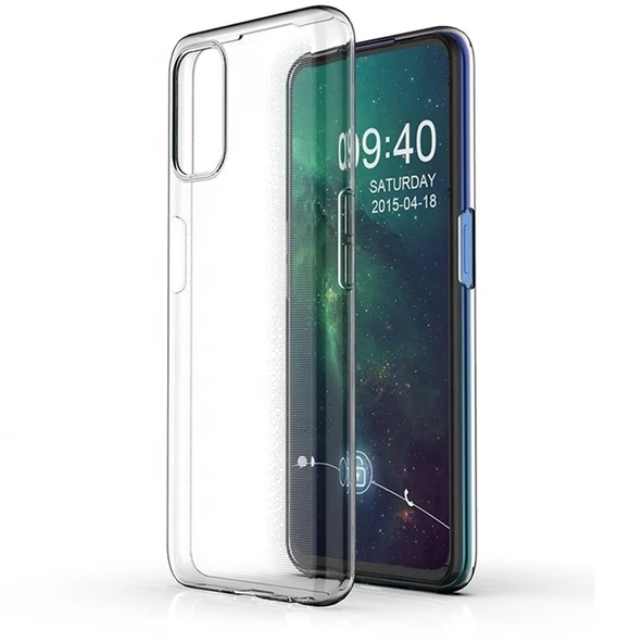Gpack Oppo A92 Kılıf Süper Silikon Arka KorumaNano Glass ürün görseli 1