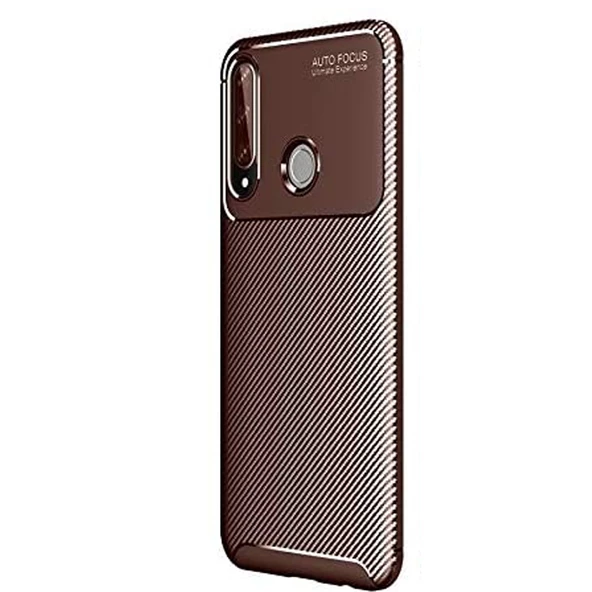 Gpack Huawei Y6P Kılıf Negro Karbon Dizayn SilikonNano Glass ürün görseli 1