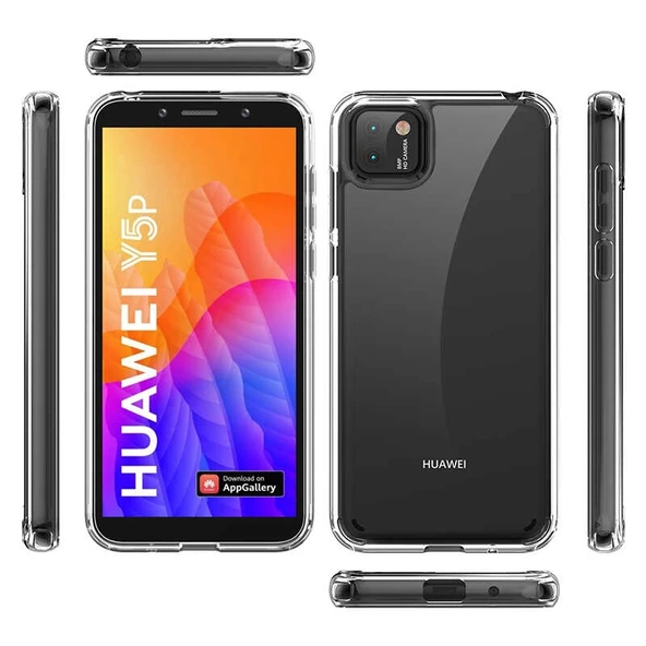 Gpack Huawei Y5P Kılıf Coss  Sert Kapak - Resim 2