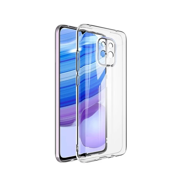 Gpack Xiaomi Redmi Note 9S Kılıf Kamera Korumalı  Silikon Renksiz ürün görseli 1