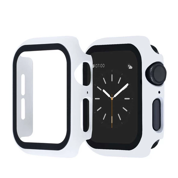 Gpack Apple Watch SE 44 mm Ekran Koruyucu Full Glue Gard Renkli ürün görseli 1