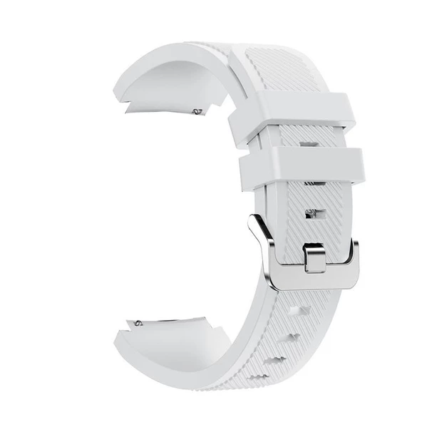 Gpack Vivo Watch 46mm Kordon Silikon Çizgili Silikon Kançalı ürün görseli 1