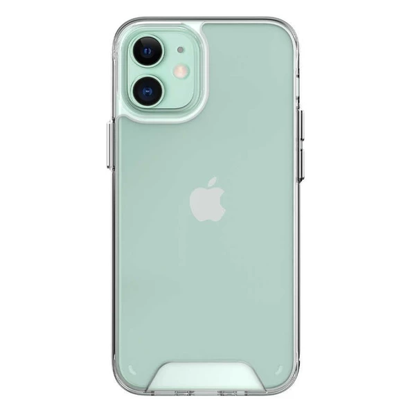 Gpack Apple iPhone 12 Kılıf Gard Nitro  SilikonNano Glass Renksiz ürün görseli 1