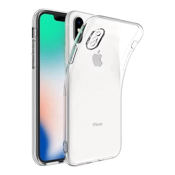 Gpack Apple iPhone XS MAX Kılıf Kamera Korumalı  Silikon Renksiz ürün görseli 1