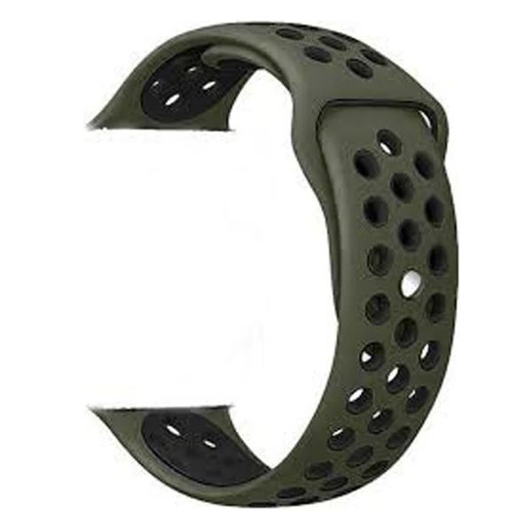 Gpack Amazfit GTS 2e Kordon Delikli Çift Renk Silikon - Resim 7