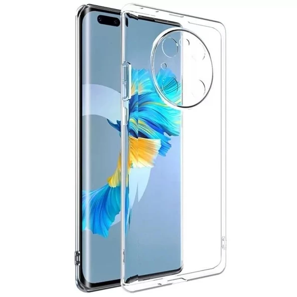 Gpack Huawei Mate 40 Pro Kılıf Kamera Korumalı  Silikon Renksiz ürün görseli 1