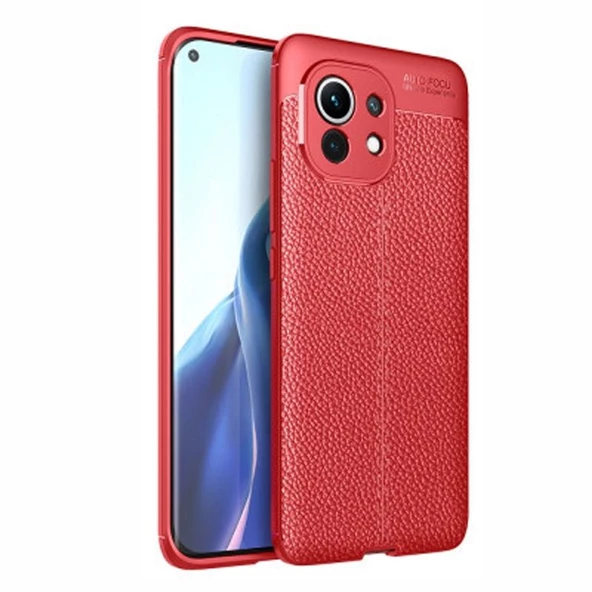 Gpack Xiaomi Mi 11 Kılıf Niss Silikon Deri Görünümlü ürün görseli 1