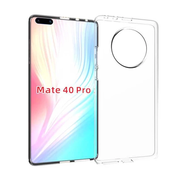 Gpack Huawei Mate 40 Pro Kılıf Süper Silikon  Koruma Renksiz ürün görseli 1