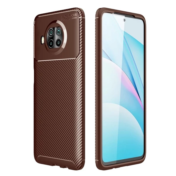 Gpack Xiaomi Mİ 10T Lite Kılıf Negro Karbon SilikonFull Nano Ekran Koruma ürün görseli 1