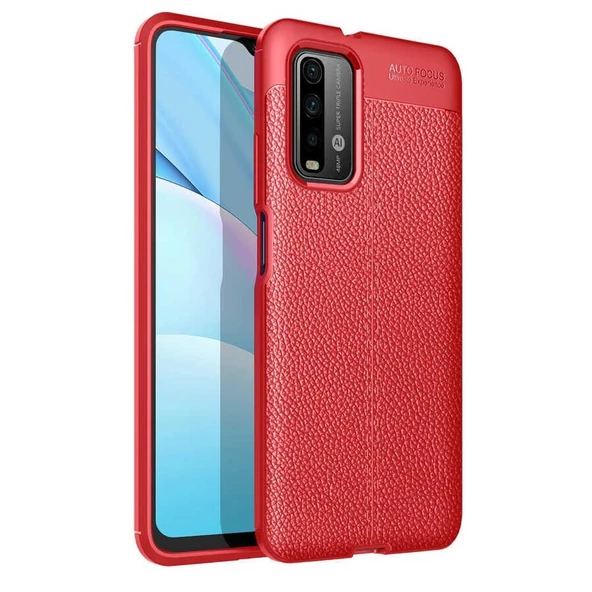 Gpack Xiaomi Redmi Note 9 4G Kılıf Niss Silikon Deri GörünümlüNano Glass ürün görseli 1