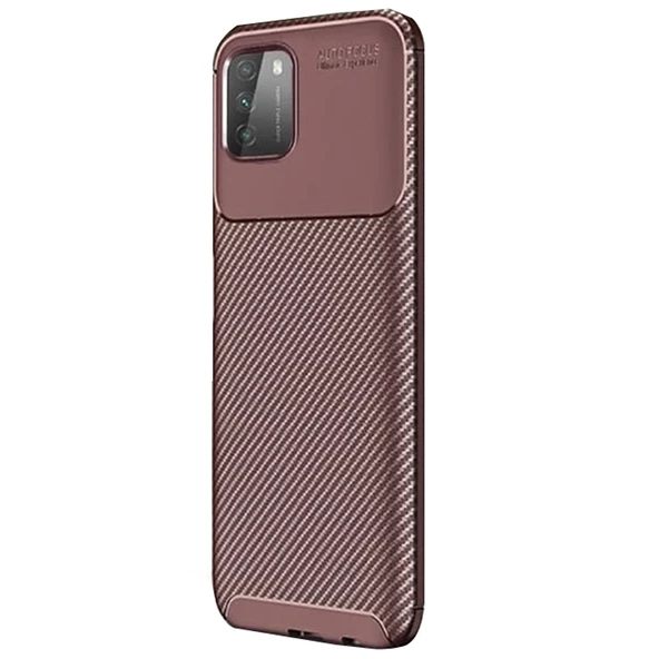 Gpack Xiaomi Poco M3 Kılıf Negro Karbon Dizayn Silikon ürün görseli 1