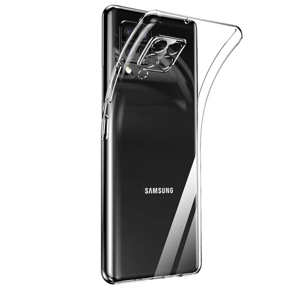Gpack Samsung Galaxy A12 Kılıf Kamera Korumalı  Silikon Renksiz ürün görseli 1