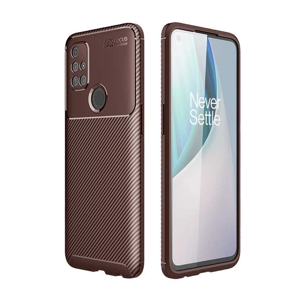 Gpack Oneplus Nord N10 5G Kılıf Negro Karbon DizaynFull Ekran Koruma Nano ürün görseli 1