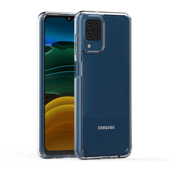 Gpack Samsung Galaxy M12 Kılıf Coss  Sert Kapak Renksiz ürün görseli 1