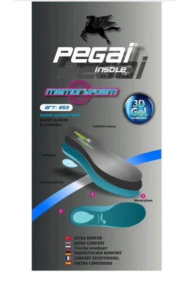 Pegai 853 Memory Foam Tabanlık - Resim 2