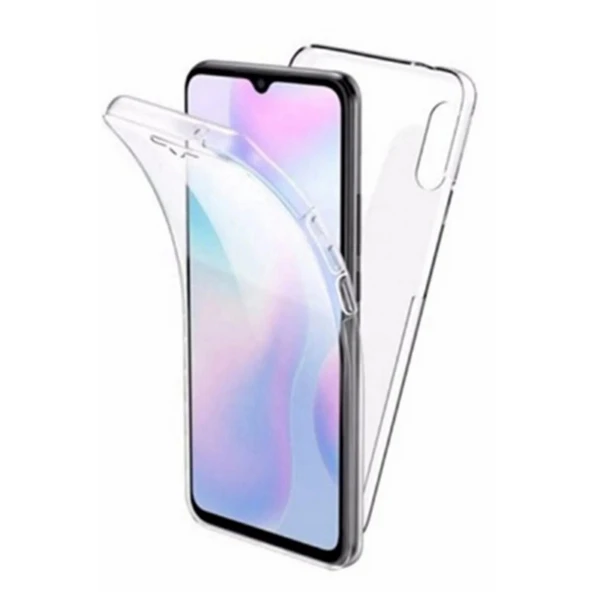 Gpack Xiaomi Redmi 9A Kılıf Ön Arka  Silikon Koruma Renksiz ürün görseli 1