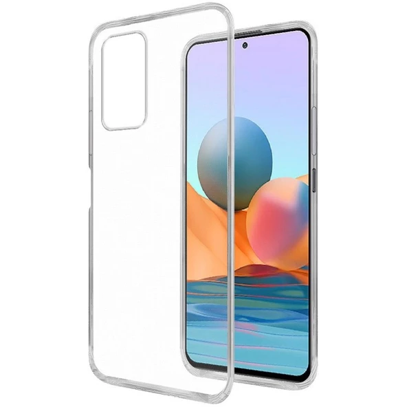 Gpack Xiaomi Redmi Note 10 Kılıf Süper Silikon  Koruma Renksiz ürün görseli 1