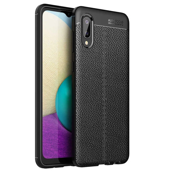 Gpack Samsung Galaxy A02 Kılıf Niss Silikon Deri Görünümlü ürün görseli 1