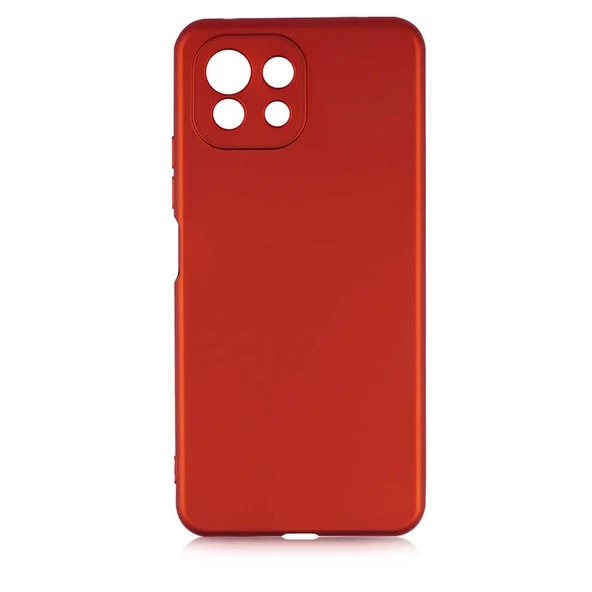 Gpack Xiaomi Mi 11 Lite Kılıf Mat Soft Premier Silikon  Nano Glass ürün görseli 1