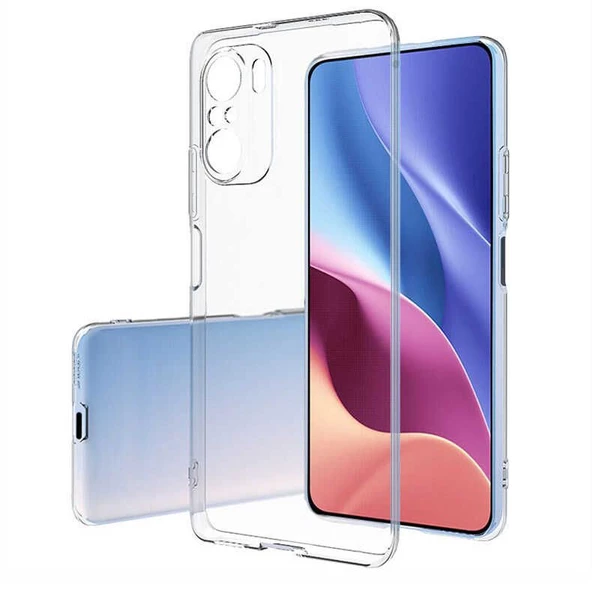 Gpack Xiaomi Redmi K40 Kılıf Kamera Korumalı  Silikon Renksiz ürün görseli 1