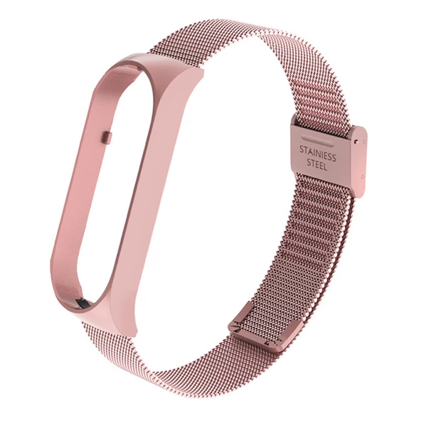 Gpack Xiaomi Mi Band 5 Kordon Clipsli Hasır Metal Kordon KRD-06 ürün görseli 1