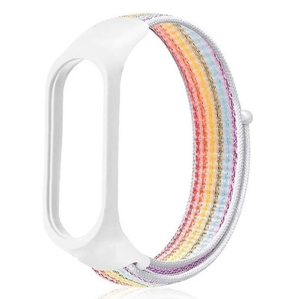 Gpack Xiaomi Mi Band 5 Kordon Kumaş CırtCırt Kordon Velcro Karışık Renk ürün görseli 1