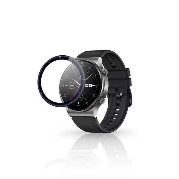 Gpack Huawei Watch GT2 Pro ppma Ekran Koruma Siyah ürün görseli 1
