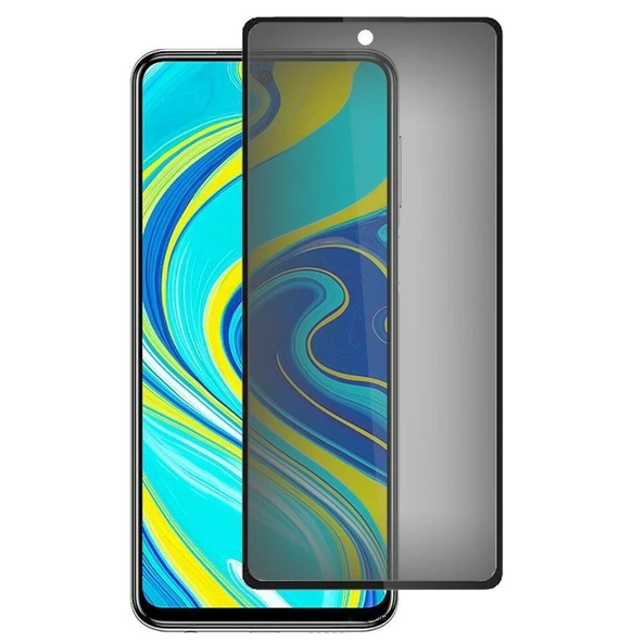 Gpack Xiaomi Redmi Note 9S Privacy Gizlilik Filtreli Hayalet Cam ürün görseli 1