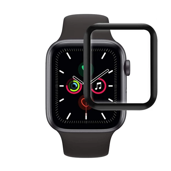 Gpack Apple Watch 40mm Full Yapışan ppma Ekran Koruyucu Siyah ürün görseli 1