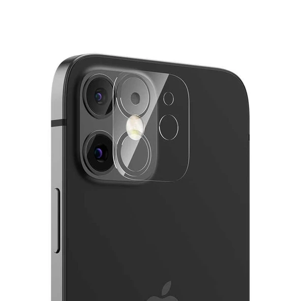 Gpack Apple iPhone 12 Kamera Lens Koruyucu Cam Şeffaf ürün görseli 1