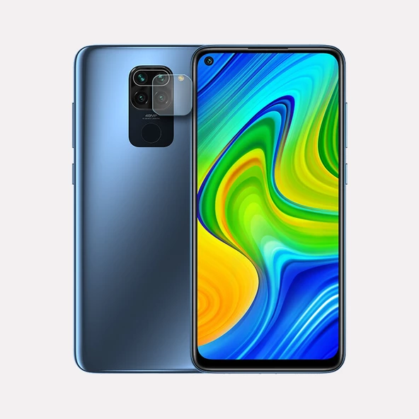 Gpack Xiaomi Redmi Note 9 Kamera Lens Koruyucu Nano Renksiz ürün görseli 1