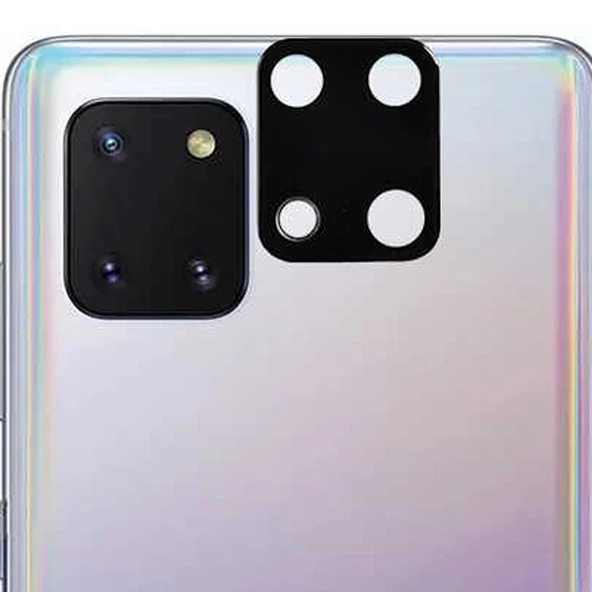 Gpack Samsung Galaxy Note 10 Lite Kamera Lens Koruyucu Cam Siyah ürün görseli 1