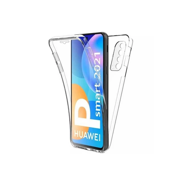 Gpack Huawei P Smart 2021 Kılıf Ön Arka Şeffaf Silikon Koruma ürün görseli 1