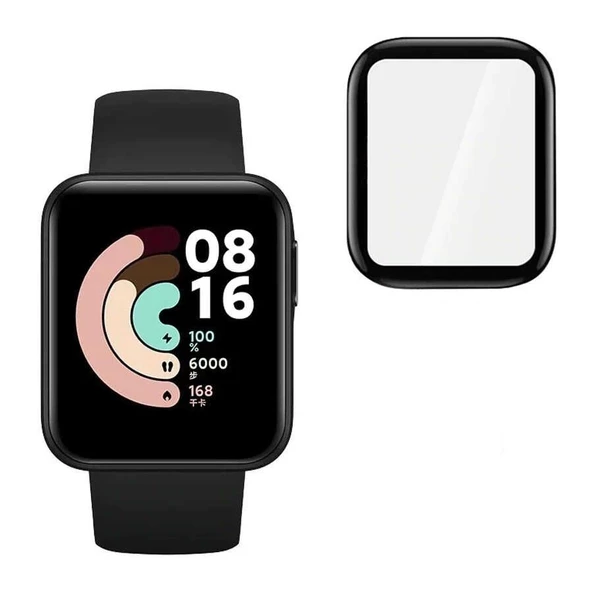 Gpack Xiaomi Mi Watch Lite ppma Ekran Koruma Siyah ürün görseli 1