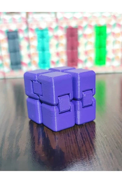 kutuTR Sonsuz Küp Stres Atma Küpü Stres Küpü(Infinity Cube) mavi ürün görseli 1