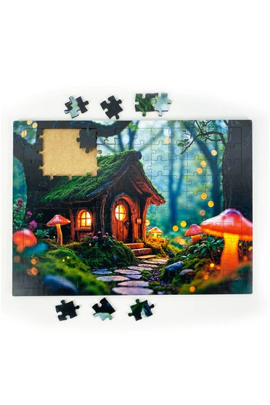 kutuTR Ahşap Puzzle 30x40 cm Ebadında 120 parça M1 ürün görseli 1