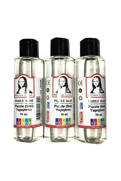 Südor 3x70 ml Puzzle Yapıştırıcı Seti (Şeffaf) / ürün görseli 1