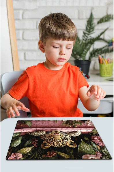 kutuTR Ahşap Puzzle 30x40 cm Ebadında 120 parça M4 ürün görseli 1