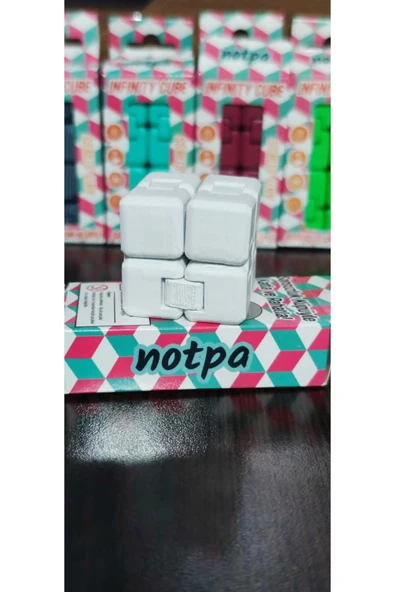 kutuTR Sonsuz Küp Stres Atma Küpü Stres Küpü(Infinity Cube) beyaz ürün görseli 1