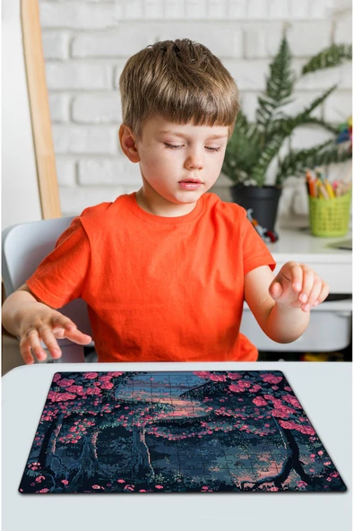 kutuTR Ahşap Puzzle 30x40 cm Ebadında 120 parça M6 ürün görseli 1
