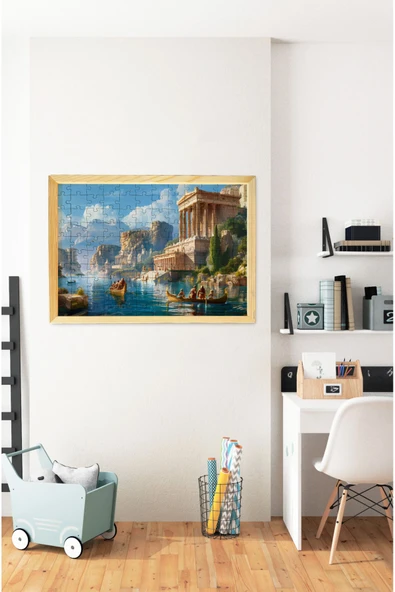 kutuTR Ahşap Çerçeveli Puzzle - Tablo HTHP - 004 ürün görseli 1