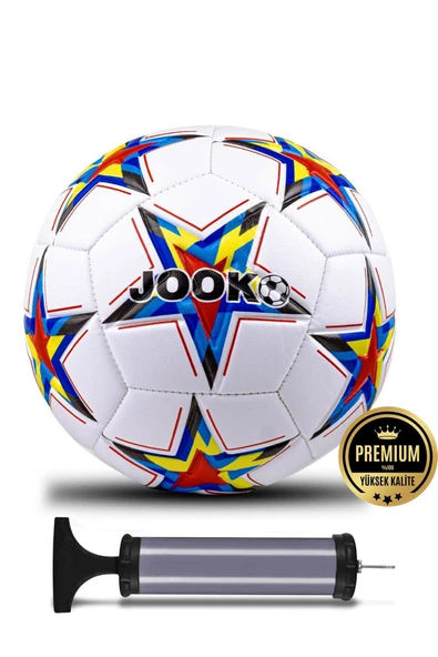 kutuTR Orijinal 430 gr Futbol Topu Pompa Hediyeli Sert Zemin Halı Saha Futbol Topu Hibrit No:5 JM SERİSİ ürün görseli 1