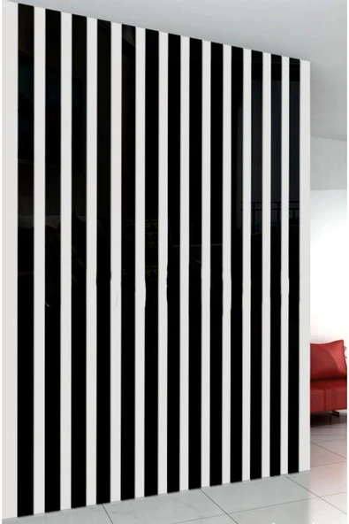 evdeucuz Dekorasyon Ahşap Şerit Duvar Panelleri 50x 5 Cm Duvar Çıtası Iskandinav Siyah 5 Adet ürün görseli 1