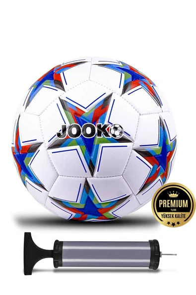 kutuTR Orijinal 430 gr Futbol Topu Pompa Hediyeli Sert Zemin Halı Saha Futbol Topu Hibrit No:5 JM SERİSİ ürün görseli 1