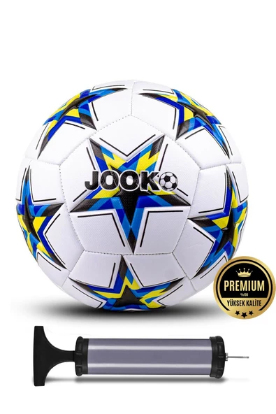 kutuTR Orijinal 430 gr Futbol Topu Pompa Hediyeli Sert Zemin Halı Saha Futbol Topu Hibrit No:5 JM SERİSİ ürün görseli 1